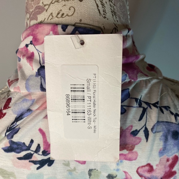 NWT Be Stage Floral Halter Top - Picture 4 of 6